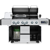 Broil King Gasgrill Imperial QS 690 IR edelstahl, mit Infrarot-Seitenbrenner und Heckbrenner, iQue Smart Steuerung