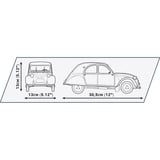COBI Citroen 2CV Charleston Executive Edition, Konstruktionsspielzeug Maßstab 1:12