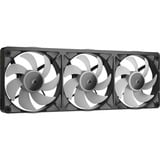 Corsair iCUE LINK RX360 II Unified Frame RGB-PWM, Gehäuselüfter schwarz, mit iCUE LINK-System-Hub, Black, 360 mm