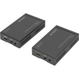 Digitus 4K HDBaseT HDMI Extender Set, HDMI Verlängerung schwarz, 4K/30Hz, 70 m