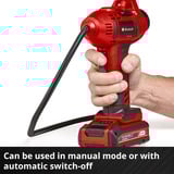 EINHELL Power X-Change Akku-Autokompressor CE-CC 18 Li-Solo rot/schwarz, ohne Akku und Ladegerät