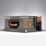 G3 Ferrari 3-in-1 Pizzaofen Krispy  schwarz, 2.100 Watt, für Pizza Ø 32cm, inkl. Pizzaschneider