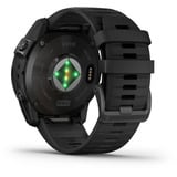 Garmin epix Pro (Gen 2) Standard Edition, Smartwatch schwarz/dunkelgrau, 51 mm, Silikon-Armband