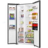 Hisense RS3P558NEFC, Side-by-Side edelstahl (dunkel)