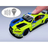Jamara BMW M4 GT3 Diecast, Modellfahrzeug grün, Maßstab 1:24, inkl. Knopfzellen