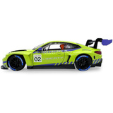 Jamara BMW M4 GT3 Diecast, Modellfahrzeug grün, Maßstab 1:24, inkl. Knopfzellen
