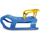 Jamara Snow Play - Schlitten Snow-Star 90cm blau, mit Lehne