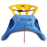 Jamara Snow Play - Schlitten Snow-Star 90cm blau, mit Lehne