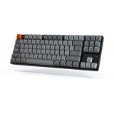 Keychron K8, Gaming-Tastatur schwarz/grau, DE-Layout, Gateron Brown, Aluminiumrahmen, RGB