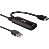 Lindy Konverter HDMI 4K60 > DisplayPort 1.2 schwarz, 16cm