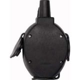 Merten Vollgummi Hängekupplung dreifach Typ 179851, Schutzkontaktkupplung, 16 Ampere, 250 Volt schwarz, Retail