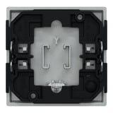 Merten Wippe Kontrollfenster Aluminium für Schalter und Taster Einsatz aluminium, Retail