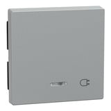 Merten Wippe Kontrollfenster Aluminium für Schalter und Taster Einsatz aluminium, Retail