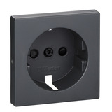 Merten Zentralplatte aus Thermoplast, matt, mit erhöhtem Berührungsschutz, Typ MEG2330-0414 anthrazit, Retail