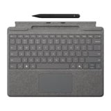 Microsoft Surface Pro Keyboard mit Stiftaufbewahrung for Business, Tastatur platin, DE-Layout, für Surface Pro 10/9/8/X for Business, inkl. Surface Slim Pen 2