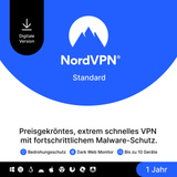 NordVPN Standard - VPN & Cybersicherheit, Sicherheit-Software 1 Jahr