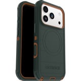 Otterbox Defender Pro, Handyhülle dunkelgrün/orange, iPhone 17 Pro, MagSafe