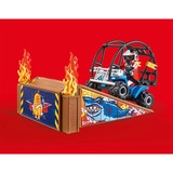 PLAYMOBIL 70820 Stuntshow Starter Pack Quad mit Feuerrampe, Konstruktionsspielzeug 