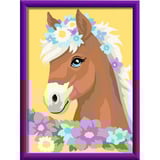 Ravensburger CreArt - Pferd mit Blumen, Malen 