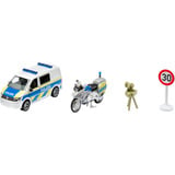 SIKU 2562 SUPER VW T6 mit BMW Polizeimotorrad, Modellfahrzeug 