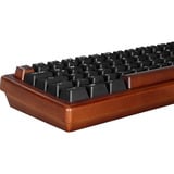 Sharkoon SKILLER SGK50 S4 Gen2 Wood PBT, Gaming-Tastatur holz/schwarz, DE-Layout, Gateron G Pro 3.0 Yellow