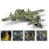 Sluban ModelBricks B17-GS Bomber, Konstruktionsspielzeug 