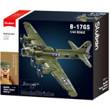 Sluban ModelBricks B17-GS Bomber, Konstruktionsspielzeug 