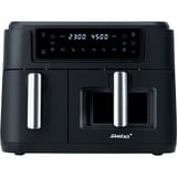 Steba Doppel-Heißluftfritteuse HF 9500 DUO schwarz, 2.400 Watt, 2 Körbe 6 Liter + 3,5 Liter 