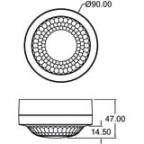 Theben PIRA T8 AP, Bewegungsmelder weiß