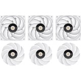 Thermaltake TOUGHFAN EX12 Pro White – Swappable Edition, Gehäuselüfter schwarz, 3-Fan Pack, 120 mm