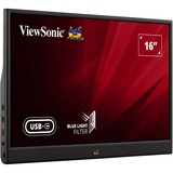 ViewSonic VA1655, LED-Monitor 39.5 cm (16 Zoll), schwarz, FullHD, IPS, USB-C, Mini-HDMI