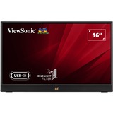 ViewSonic VA1655, LED-Monitor 39.5 cm (16 Zoll), schwarz, FullHD, IPS, USB-C, Mini-HDMI