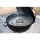 Weber Holzkohle Temperaturregler, für Kugelgrills mit Ø 57cm, Kamin edelstahl, Hitze-Kegel und Diffusorplatte