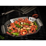 Weber Premium Gemüse-Grillkorb 6678, Gemüsekorb edelstahl, groß