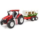 bruder ROADMAX Traktor mit Rückeanhänger und 3 Baumstämmen, Spielfahrzeug 