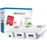 devolo Magic 2 WiFi 6 Multiroom Kit, Powerline 3 Adapter | 1x 1 GbE, 2x 2 GbE Ports