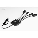 i-tec USB-C/USB-A 4 Port Kabel Hub schwarz, 2x USB-C, 2x USB-A