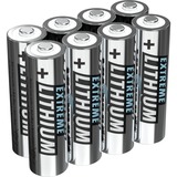 Ansmann Extreme Lithium Mignon AA, Batterie silber, 8 Stück