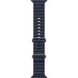 Apple 49 mm Ocean Armband, Uhrenarmband dunkelblau/titan