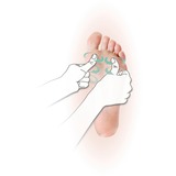 Beurer Shiatsu-Fußmassagerät FM60, Massagegerät weiß/grau, Retail