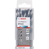 Bosch HSS-Spiralbohrer PointTeQ, Ø 6mm x 93mm, 10 Stück Arbeitslänge 57mm