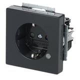 Busch-Jaeger Schutzkontakt Steckdosen Einsatz anthrazit, Retail