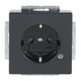 Busch-Jaeger Schutzkontakt Steckdosen Einsatz anthrazit, Retail