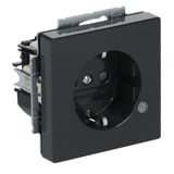 Busch-Jaeger Schutzkontakt Steckdosen Einsatz anthrazit, Retail