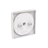 Busch-Jaeger Zentralscheibe, Rahmen weiß, Retail