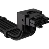 Corsair 90°-12V-2x6-GPU Stromkabel (Stil B) schwarz, 65cm, Sense Pins über dem 12-poligen Anschluss