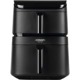 Cosori Heißluftfritteuse Turbo Tower Air CAF-DC121-ADER schwarz, 2.630 Watt, 2 Körbe mit 4,3 & 6,5 Liter