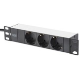 Digitus Netzwerk-Set 254 mm (10") - 6HE, 312 x 300 mm (B x T), IT-Schrank schwarz, inkl. 6HE Wandgehäuse, Fachboden, PDU, 8-Port Switch, CAT 6 Patch Panel