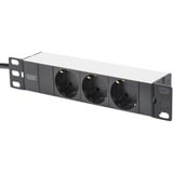 Digitus Netzwerk-Set 254 mm (10") - 6HE, 312 x 300 mm (B x T), IT-Schrank schwarz, 6 Höheneinheiten