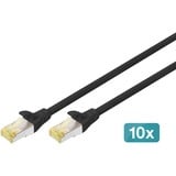 Digitus Netzwerk-Set 254 mm (10") - 6HE, 312 x 300 mm (B x T), IT-Schrank schwarz, 6 Höheneinheiten